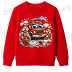 Feuerwehrfreunde Kinder Pullover
