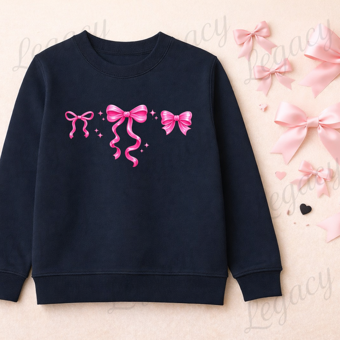 Schleifen Kinder Pullover