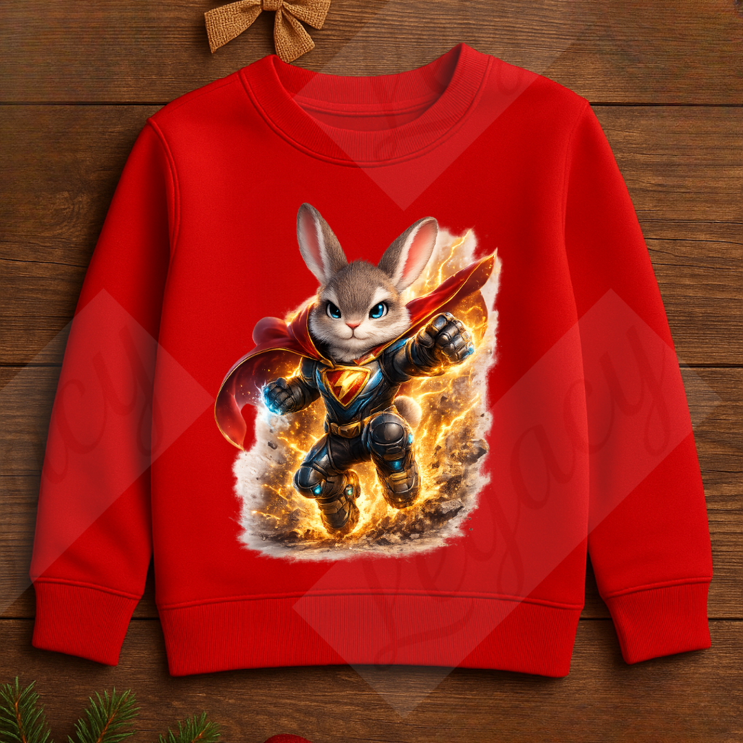 Super Hase Kinder Pullover