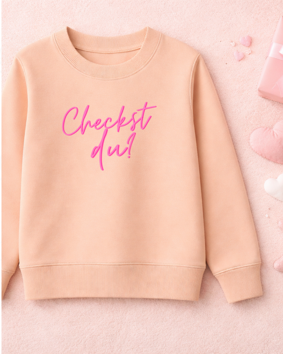 Checkst du? Kinder Pullover