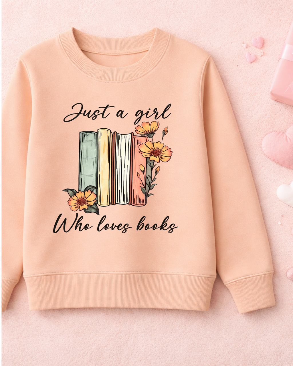 Just a Girl Kinder Pullover