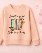 Just a Girl Kinder Pullover