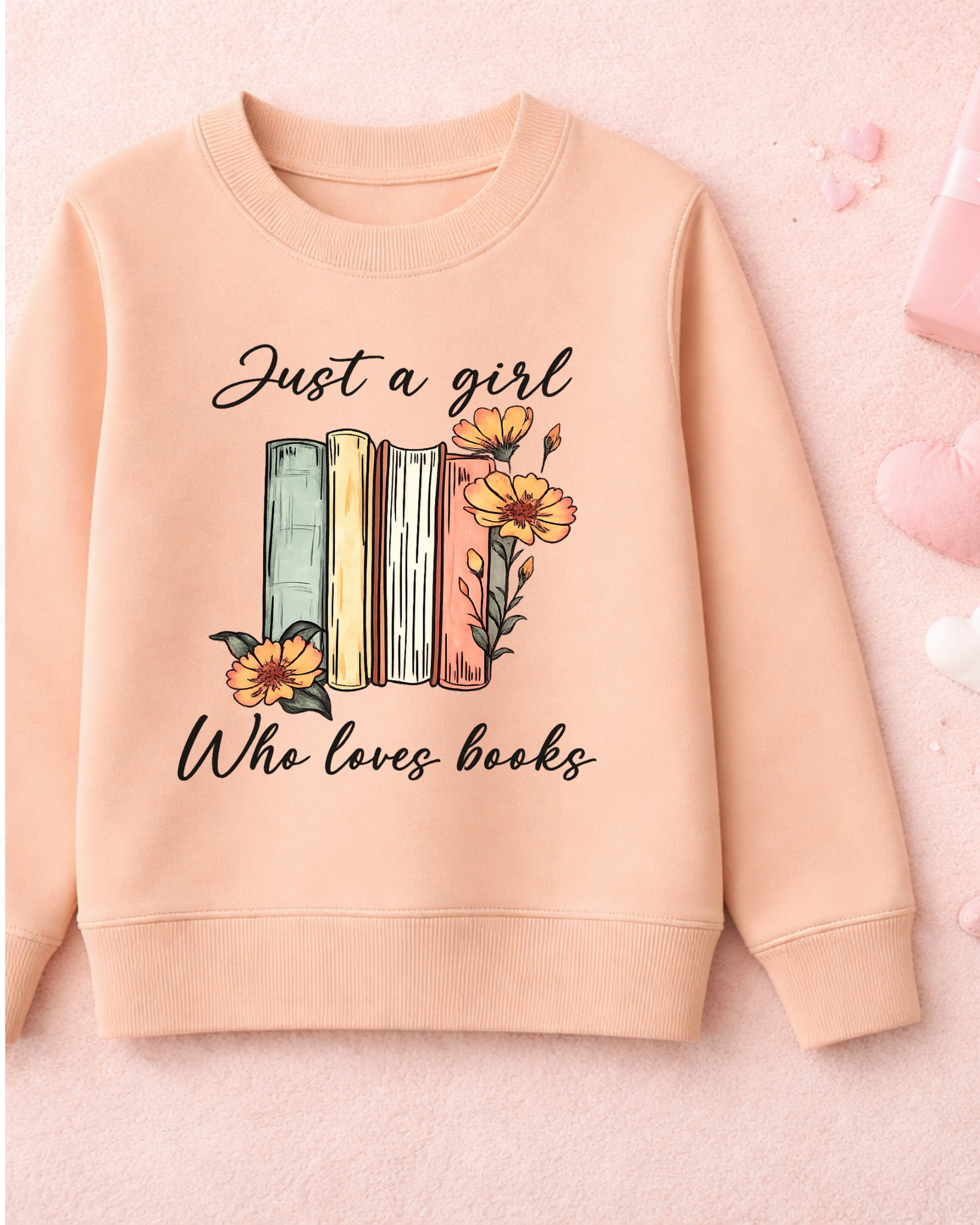 Just a Girl Kinder Pullover