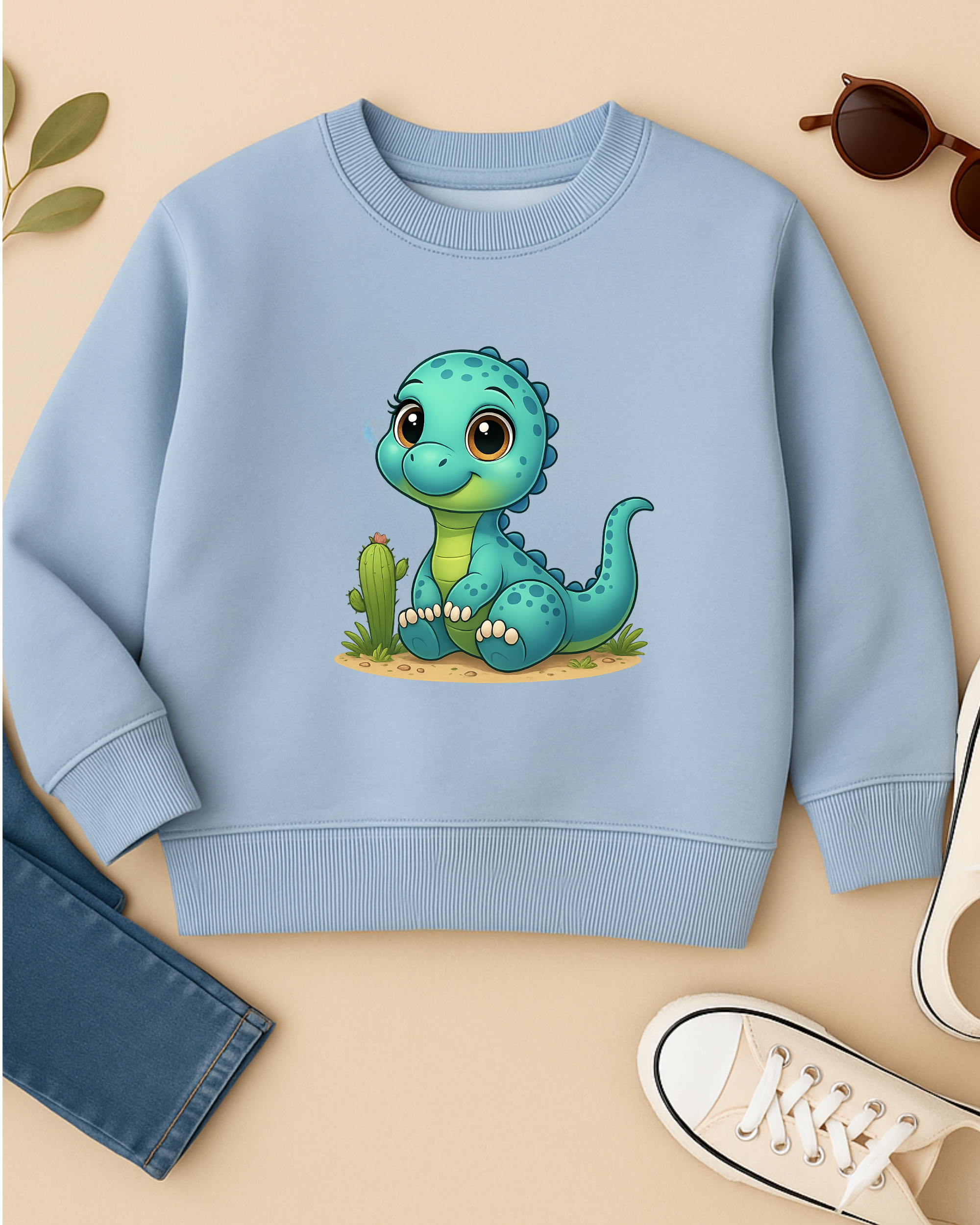 Dino Kinder Pullover