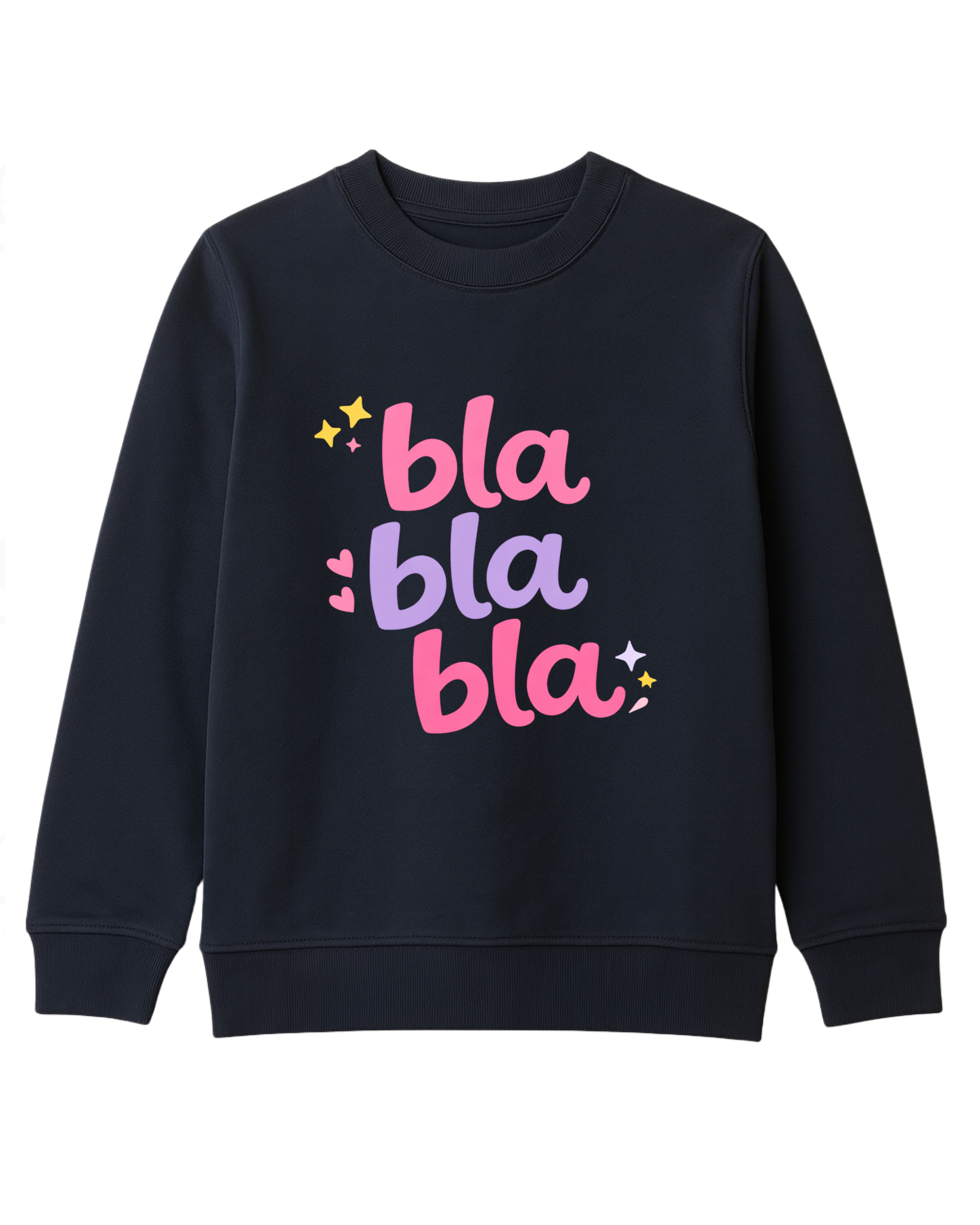 Bla bla bla Kinder Pullover
