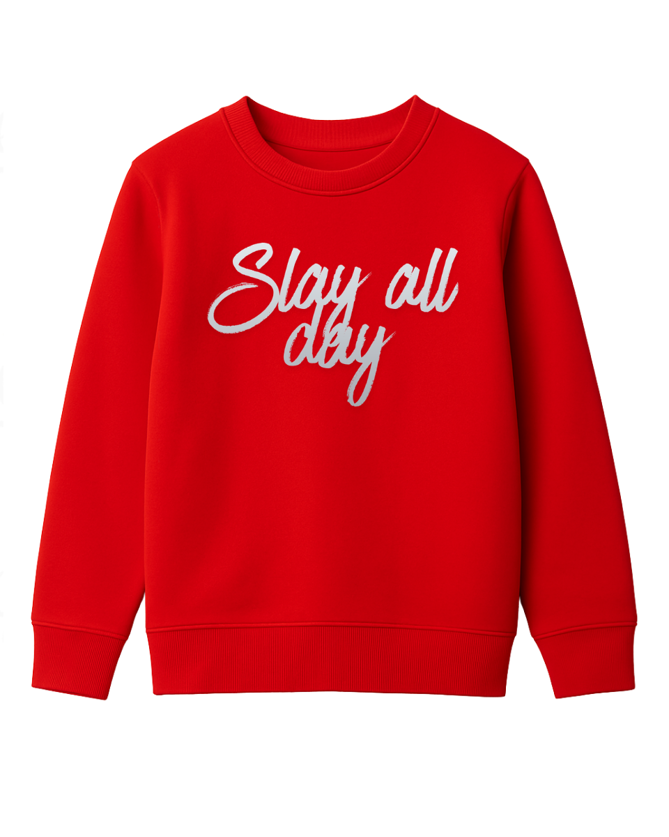 Slay all day Kinder Pullover