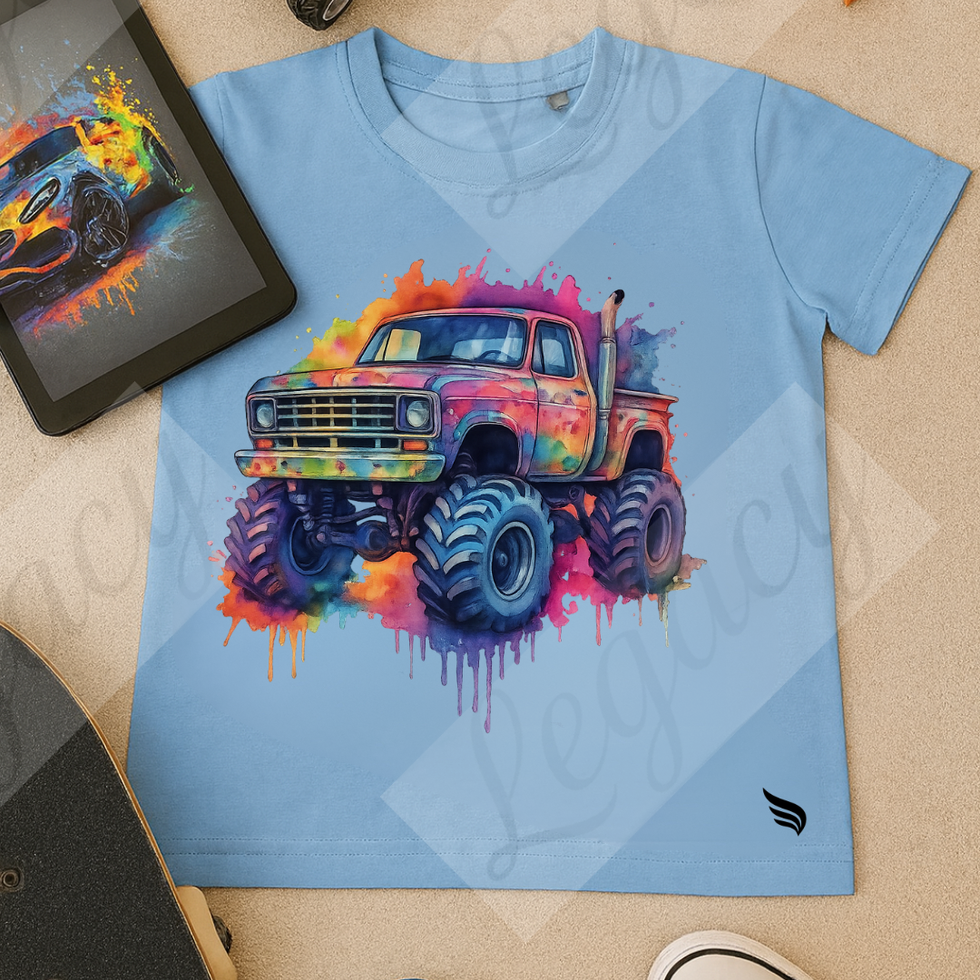 Monster truck Kinder T-Shirt