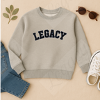 Legacy College Grau Kinder Pullover